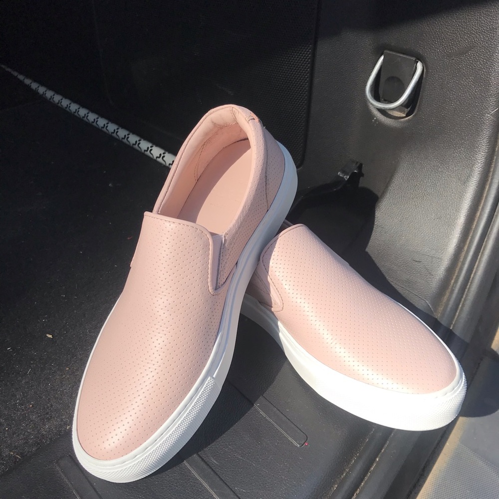 Greats pink Wooster slip ons